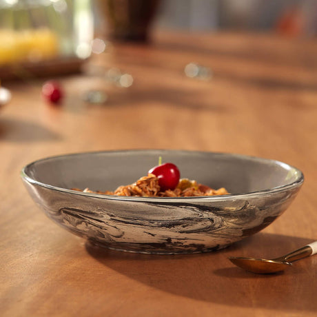 Jeronica-Black-Ceramic-Serving/Pasta-Bowl-13.5-OZ,-