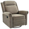 360 Degrees Swivel Recliner Manual Rocking With Adjustable Backrest