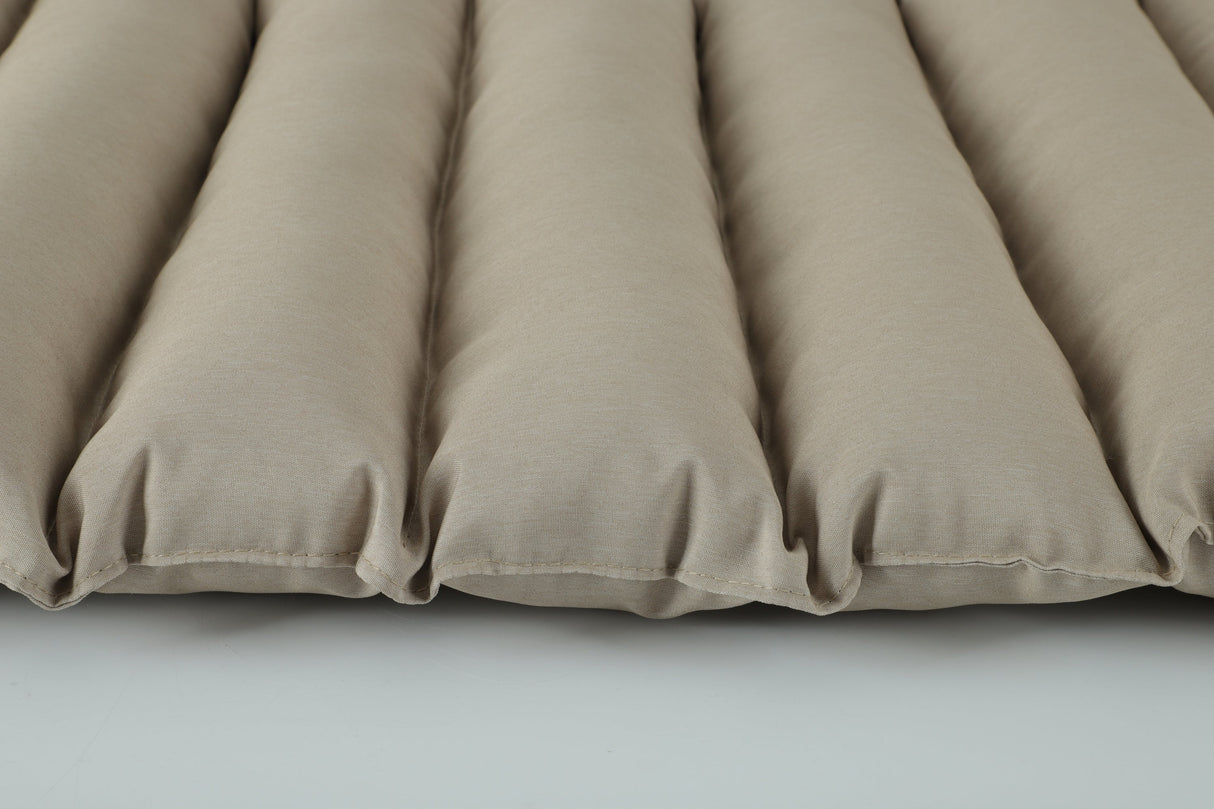 2PCS Set Outdoor Lounge Chair Cushion Replacement - Khaki