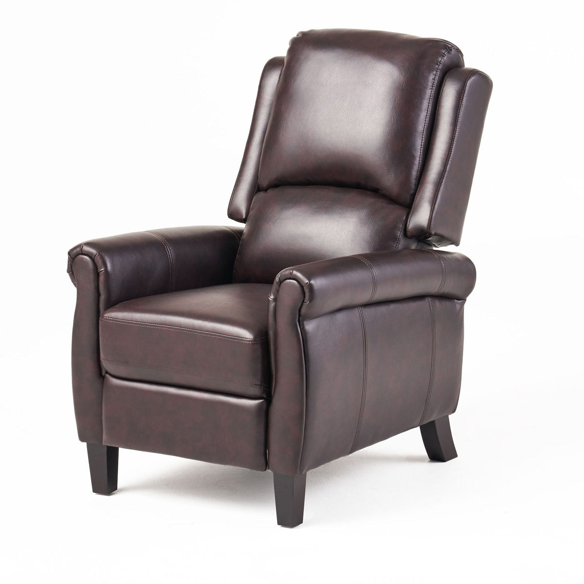Memphis - Standard Recliner Club Chair - Burgundy