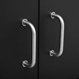 K&K 76.6' Outdoor Grill Cart with Storage Cabinet