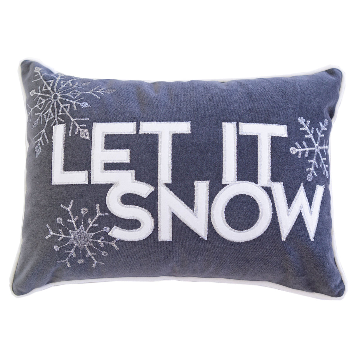 Nneka Let It Snow Lumbar Pillow