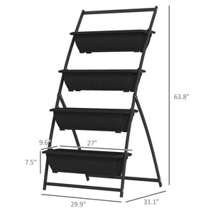 4-Tier Vertical Raised Garden Planter