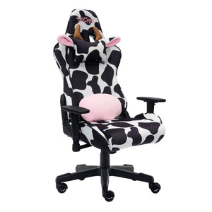 TS85 COW Print LUXX Series Gaming Chair32