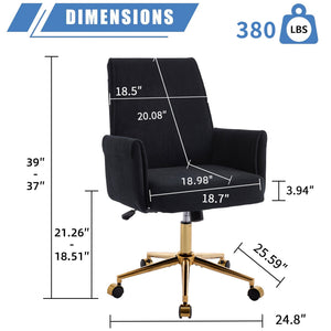 Mid-Back Liftable Office Chair