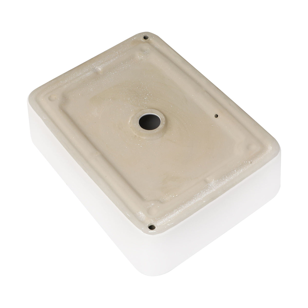 Modern European Design Ceramic Rectangular Vessel Bathroom Sink
