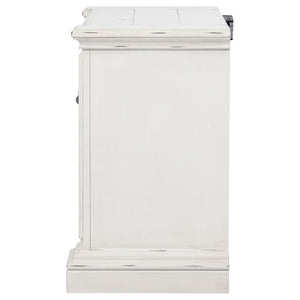 McKinney 2-drawer Nightstand with Dual USB Vintage White