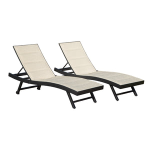 Patio Chaise Lounge Set of 2