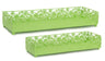 Metal-cut-out-daisy-tray-planter-(set-of-2)-Pots-&-Planters
