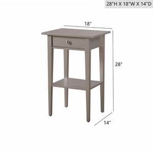Dalton - Nightstand - Silver Champagne