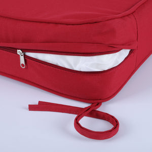 24x24 Inch Outdoor Deep Seat Cushion Set - Red