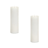 9" Simplux Designer LED Candle with Moving Flame and Remote (Set of 2)