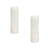 9" Simplux Designer LED Candle with Moving Flame and Remote (Set of 2)