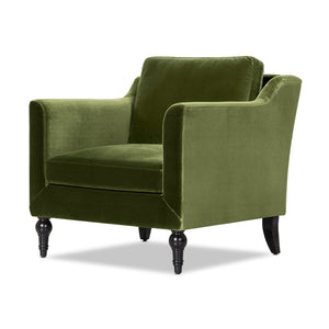 Josephine 33" Upholstered Accent Chair, Olive