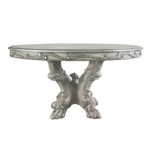 Dresden - Round Pedestal Dining Table - Vintage Bone White