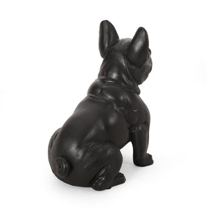 Outdoor French Bulldog Garden Sculpture
