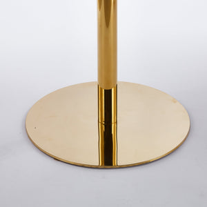 31.5" Folding Golden And Table with MDF Top - Gold