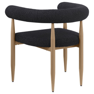 Crofton - Upholstered Dining Arm Chair (Set of 2) - Black