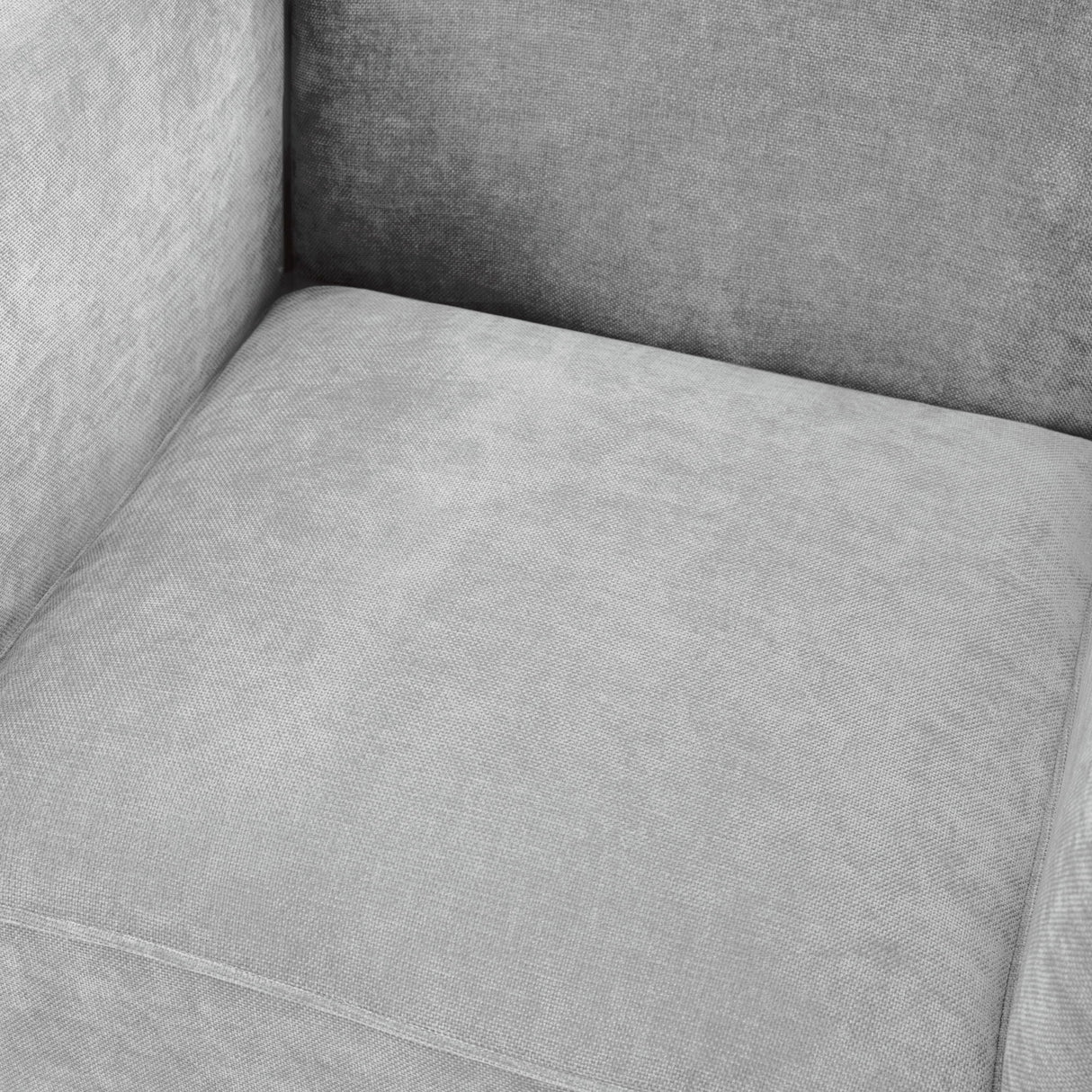 Barrel Accent Chair With Enclosed Arms
