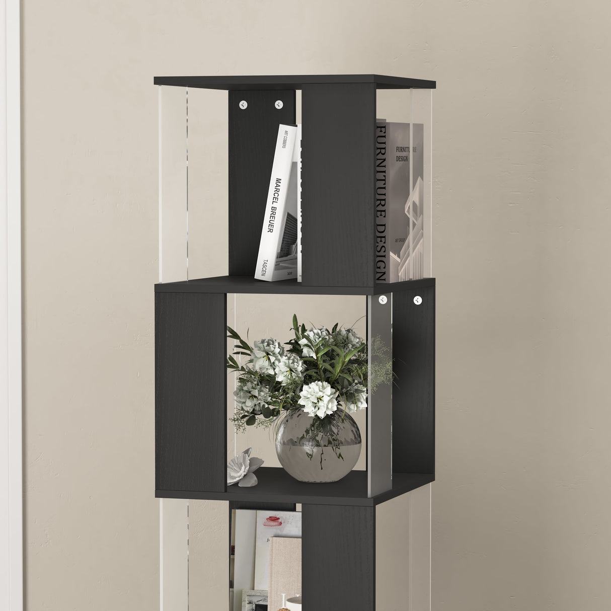 360° Rotating 6-Tier Display Shelf