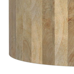 Millbury - Drum Coffee Table - Natural