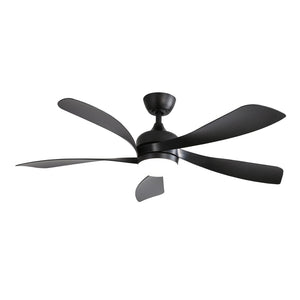 Ceiling Fan With 3-Color Dimmable LED Light - Black