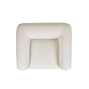 Sherpa Arm Chair with Removable Cushion - Black, White, Dark Green