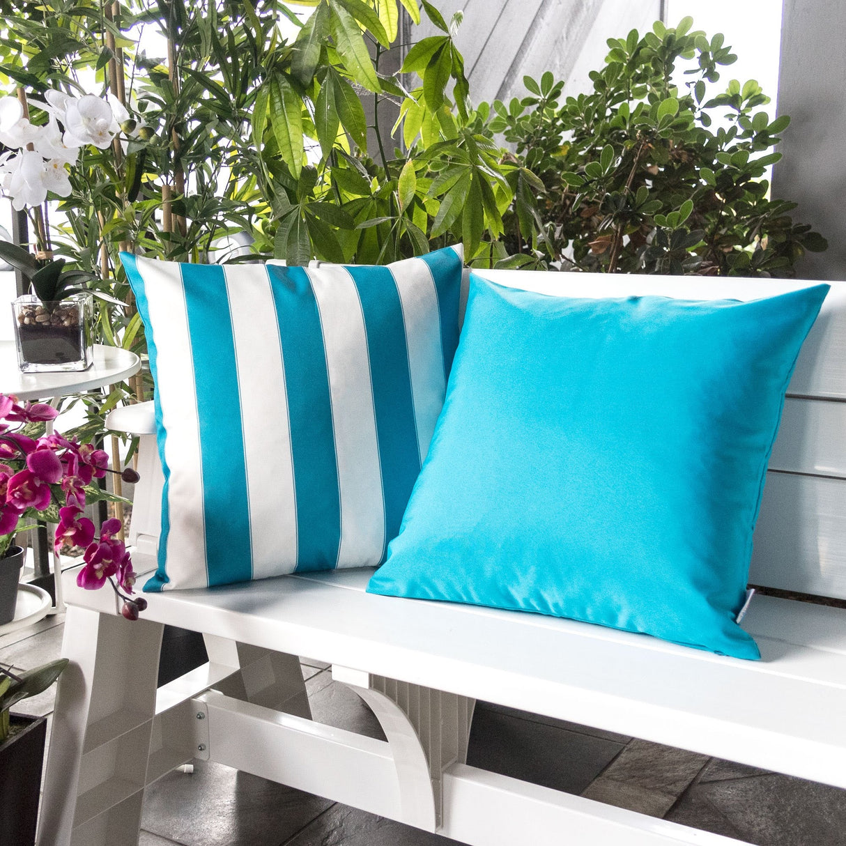 Horizon Stripe Pillow - Outdoor & Indoor Set of 2