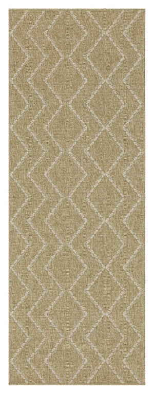 Earth - 5'3" X 7'3" Indoor, Outdoor Area Rug - Jute / White
