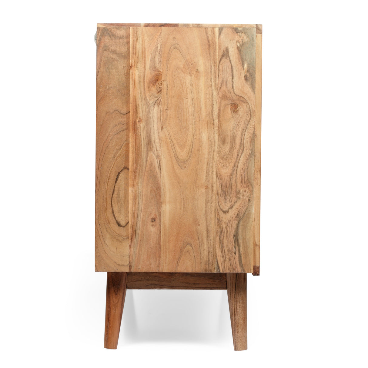 Sideboard with 3 Doors and Wood Frame