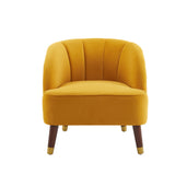 Upholstered Barrel Accent Chair