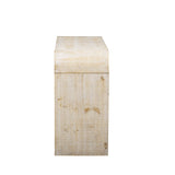 Handwoven Wood Slat Door Sideboard
