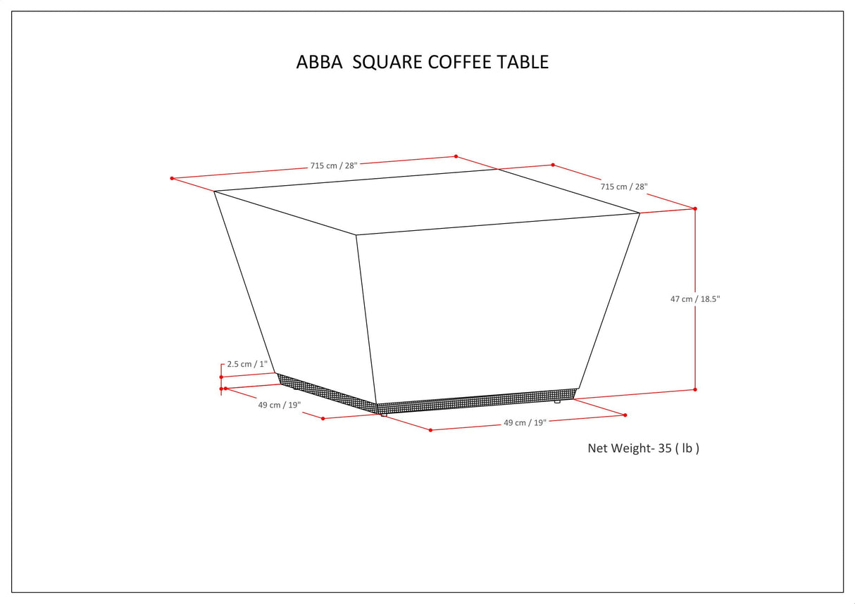 Abba - Handcrafted Coffee Table