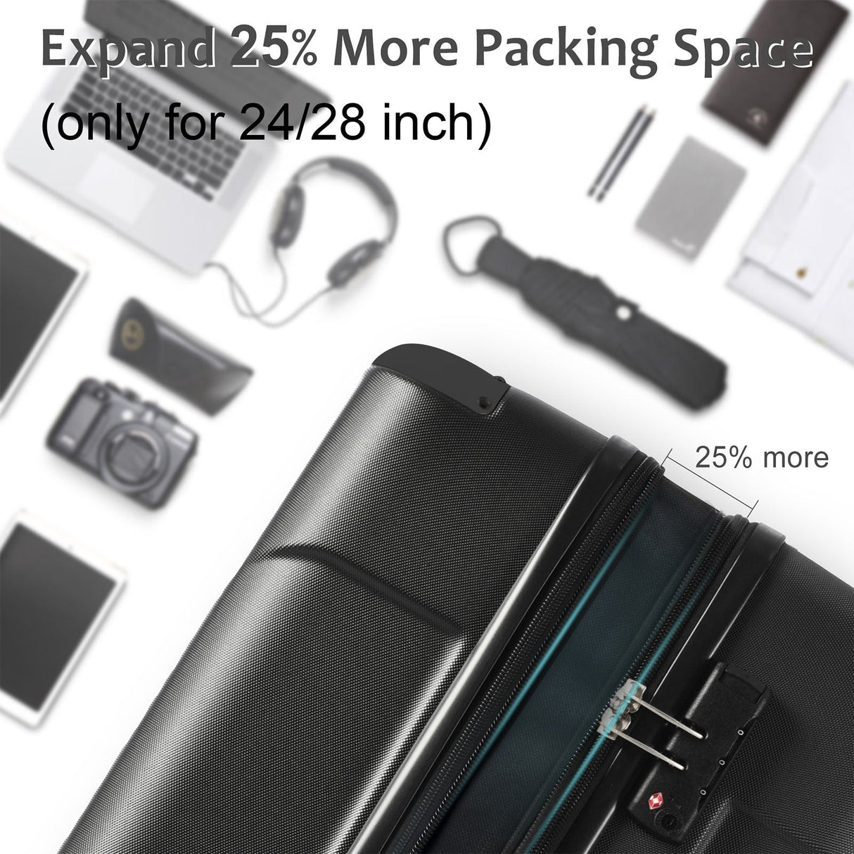 Lightweight Durable ABS Hardshell Luggage