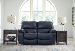 Leesworth - 3 Pc. - Power Reclining Sofa, Power Reclining Loveseat, Power Rocker Recliner - Ocean