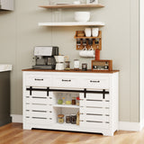 53'-Farmhouse-Sideboard-Buffet-Storage-Cabinet-White-Buffets-&-Sideboards