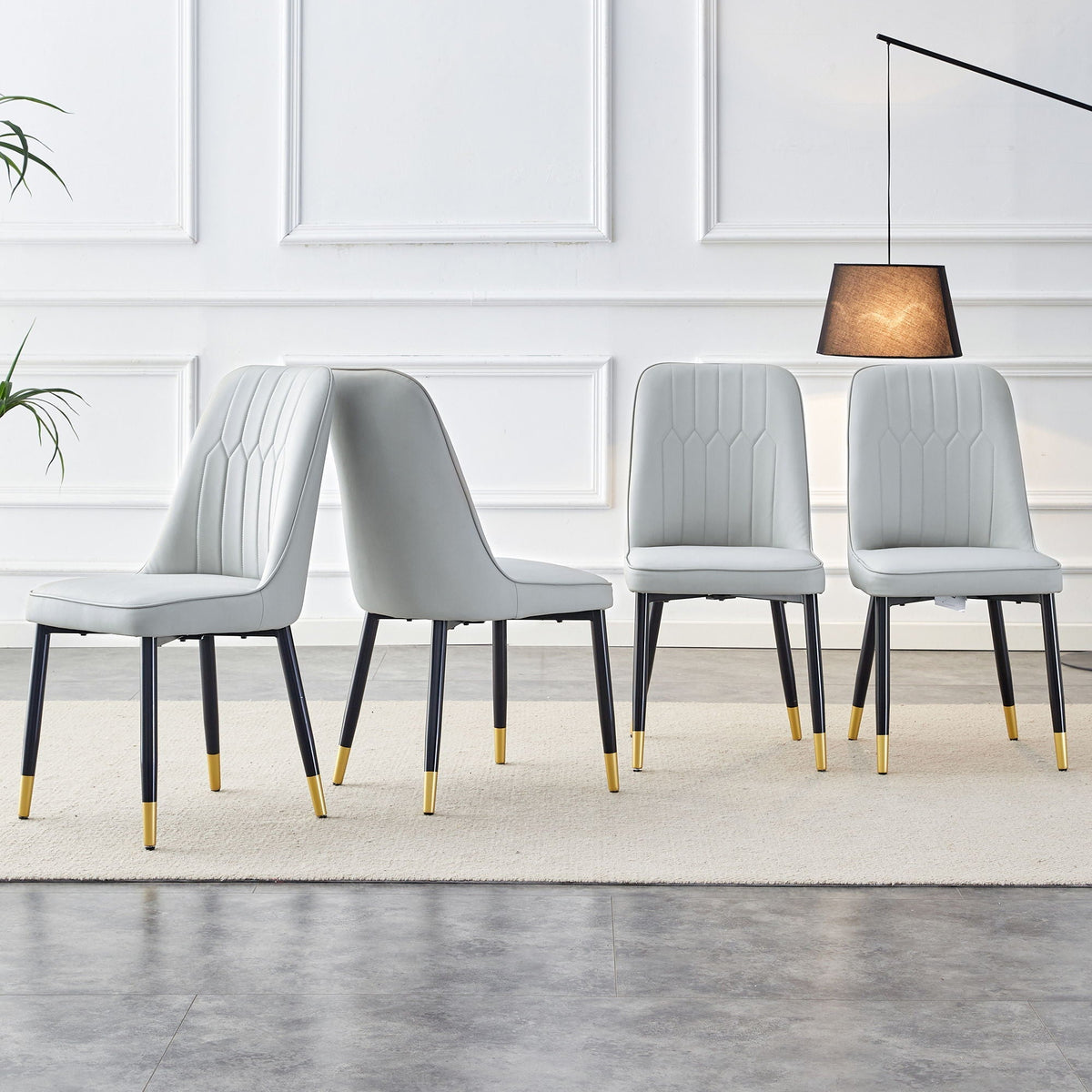 Modern Chair With Metal Legs