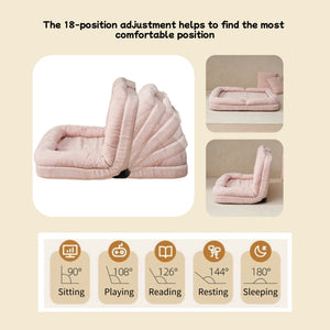Convertible Fold-Out Double Sofa Bed