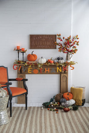 Knite Pumpkin Ornament Decor For Holiday Harvest Festival Fall Festival & Thanksgiving