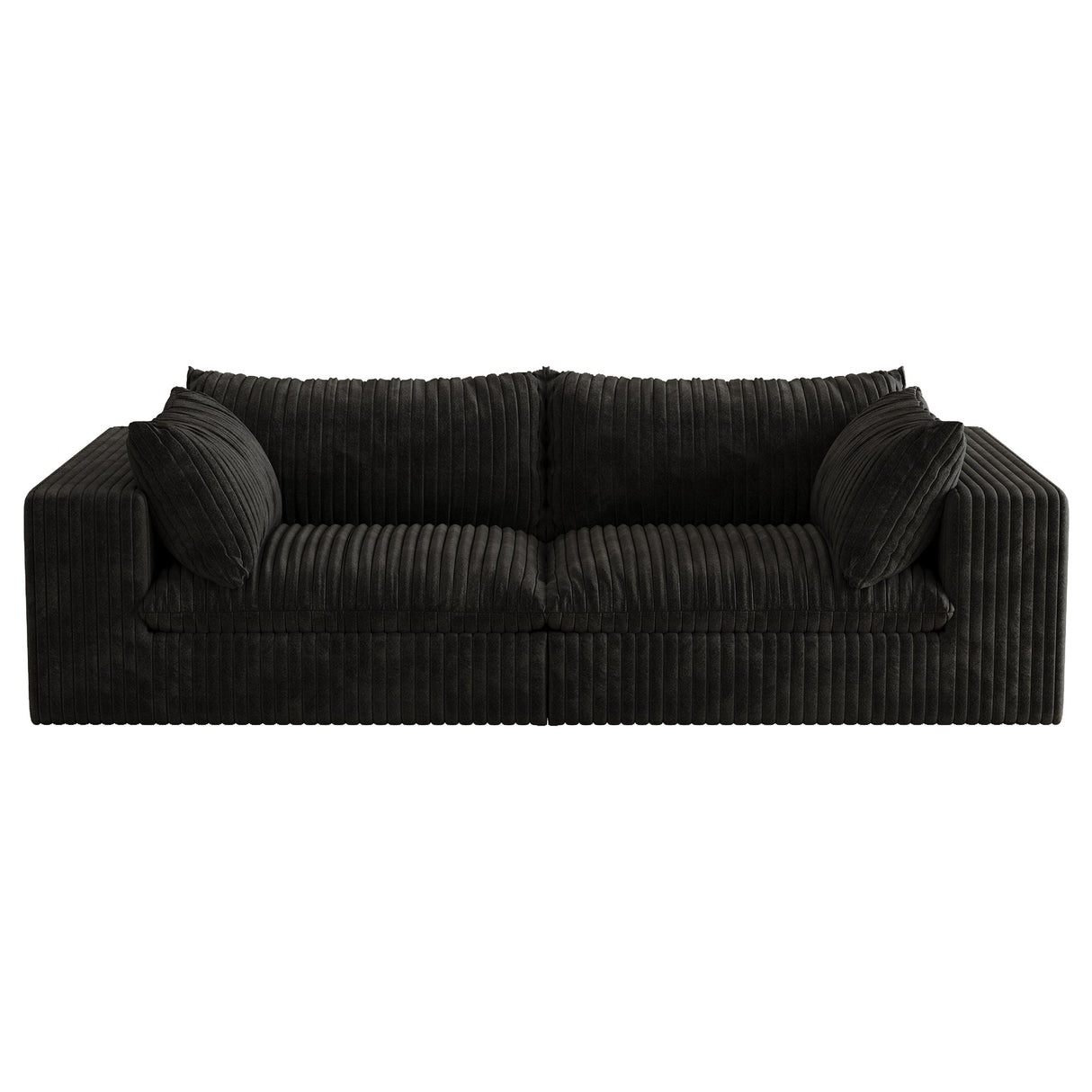 Y137 Modular Black Sofa