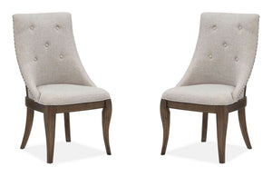 Roxbury Manor - Dining Arm Chair With Upholstered Seat and Back (Set of 2) - Homestead Brown