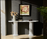62.99 Inch Modern Design Console Table with Roman-Style Legs