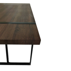 Modern Dining Table With Metal Legs For 4 - 6 Person