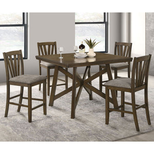 Maxine - Upholstered Counter Height Dining Side Chair (Set of 2) - Brown