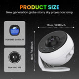 4K Galaxy Projector for Bedroom with 13 Films - HD Star & Earth Night Light Moktan Sabai