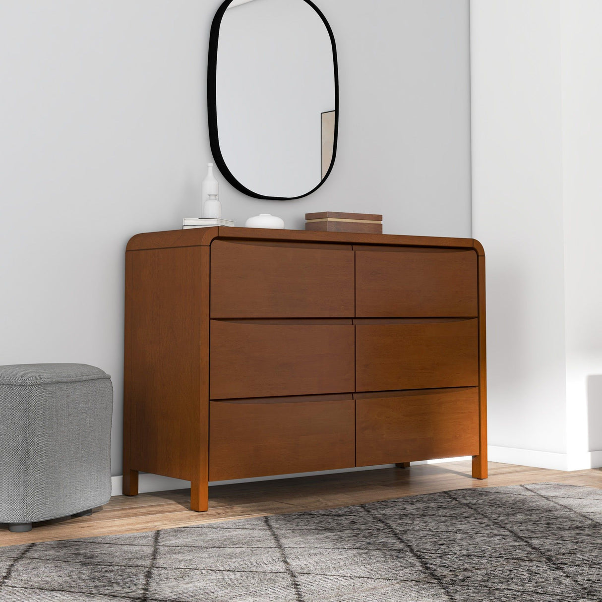 Lionel - 6 Drawer Dresser - Brown