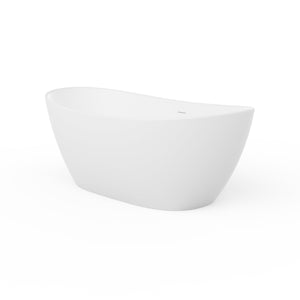 73 Inch Artificial Stone Solid Surface Freestanding Bathroom Bathtub
