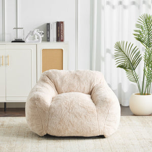 Auch Indoor Armchair Style Bean Bag - Beige