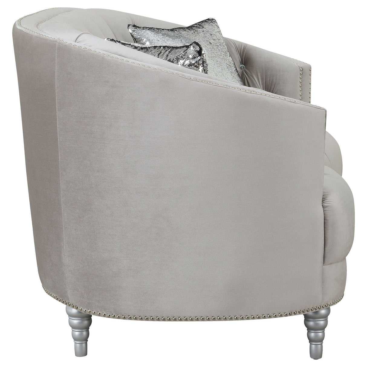 Colby - Loveseat With Tufted Design - Gray