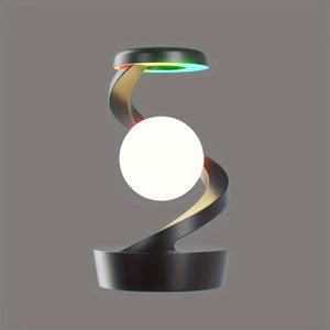 Wireless Charging RGB Lamp – Floating LED Desk Light for Bedside & Home Decor